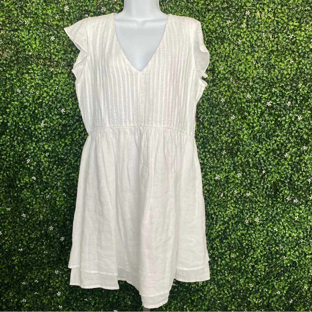 V12 Vineyard Vines Pintuck Linen Dress